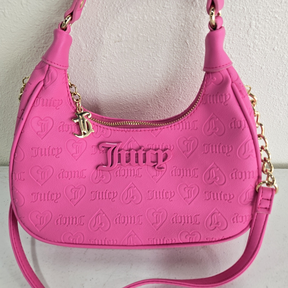 Juicy Couture Obsession Crossbody Shoulder Bag - Pink Flash NWOT Excellent